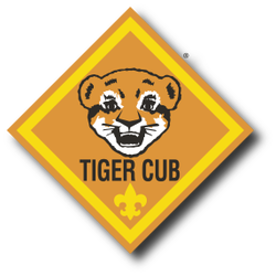Tiger Cub Den Leader 3" Patch Boy Scouts of America BSA Cub Scouts Orange Yellow